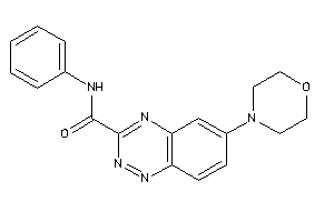 6-morpholino-N-phenyl-1,2,4-benzotriazine-3-carboxamide