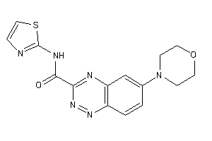 6-morpholino-N-thiazol-2-yl-1,2,4-benzotriazine-3-carboxamide