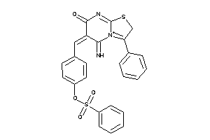 Image of Benzenesulfonic Acid [4-[(5-imino-7-keto-3-phenyl-2H-thiazolo[3,2-a]pyrimidin-4-ium-6-ylidene)methyl]phenyl] Ester