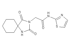 2-(2,4-diketo-1,3-diazaspiro[4.5]decan-3-yl)-N-thiazol-2-yl-acetamide