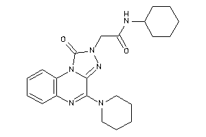 N-cyclohexyl-2-(1-keto-4-piperidino-[1,2,4]triazolo[4,3-a]quinoxalin-2-yl)acetamide