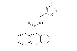 N-(1H-pyrazol-4-ylmethyl)-2,3-dihydro-1H-cyclopenta[b]quinoline-9-carboxamide