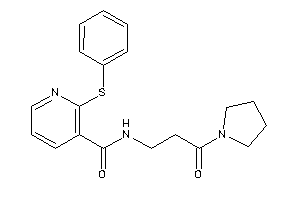 N-(3-keto-3-pyrrolidino-propyl)-2-(phenylthio)nicotinamide