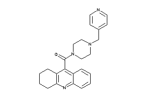 Image of [4-(4-pyridylmethyl)piperazino]-(1,2,3,4-tetrahydroacridin-9-yl)methanone