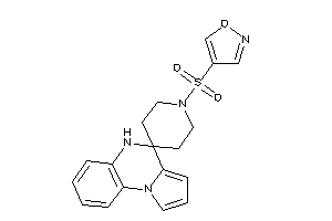 4-spiro[5H-pyrrolo[1,2-a]quinoxaline-4,4'-piperidine]-1'-ylsulfonylisoxazole