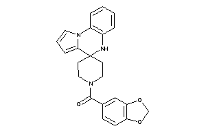 1,3-benzodioxol-5-yl(spiro[5H-pyrrolo[1,2-a]quinoxaline-4,4'-piperidine]-1'-yl)methanone