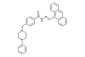 N-(9-anthrylmethyleneamino)-4-[(4-phenylpiperazino)methyl]benzamide