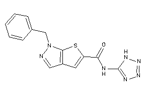 1-benzyl-N-(1H-tetrazol-5-yl)thieno[2,3-c]pyrazole-5-carboxamide