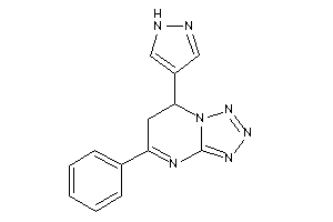 5-phenyl-7-(1H-pyrazol-4-yl)-6,7-dihydrotetrazolo[1,5-a]pyrimidine