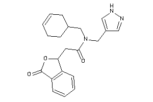 Image of N-(cyclohex-3-en-1-ylmethyl)-2-phthalidyl-N-(1H-pyrazol-4-ylmethyl)acetamide