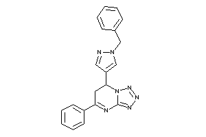 Image of 7-(1-benzylpyrazol-4-yl)-5-phenyl-6,7-dihydrotetrazolo[1,5-a]pyrimidine