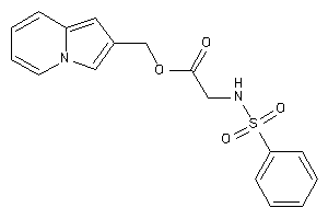2-(benzenesulfonamido)acetic Acid Indolizin-2-ylmethyl Ester