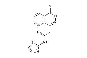 2-(4-keto-3H-phthalazin-1-yl)-N-thiazol-2-yl-acetamide