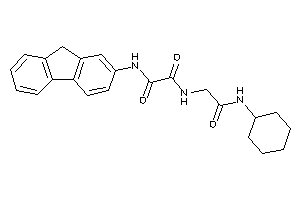 Image of N-[2-(cyclohexylamino)-2-keto-ethyl]-N'-(9H-fluoren-2-yl)oxamide