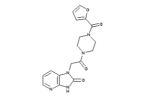 1-[2-[4-(2-furoyl)piperazino]-2-keto-ethyl]-3H-imidazo[4,5-b]pyridin-2-one