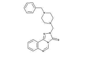 Image of 2-[(4-benzylpiperazino)methyl]-[1,2,4]triazolo[4,3-c]quinazolin-3-one
