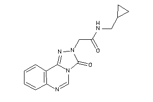 Image of N-(cyclopropylmethyl)-2-(3-keto-[1,2,4]triazolo[4,3-c]quinazolin-2-yl)acetamide