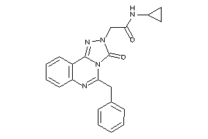 Image of 2-(5-benzyl-3-keto-[1,2,4]triazolo[4,3-c]quinazolin-2-yl)-N-cyclopropyl-acetamide