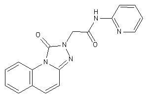 Image of 2-(1-keto-[1,2,4]triazolo[4,3-a]quinolin-2-yl)-N-(2-pyridyl)acetamide