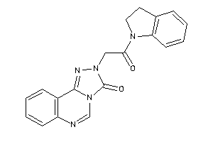 2-(2-indolin-1-yl-2-keto-ethyl)-[1,2,4]triazolo[4,3-c]quinazolin-3-one
