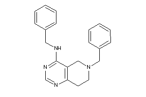 Benzyl-(6-benzyl-7,8-dihydro-5H-pyrido[4,3-d]pyrimidin-4-yl)amine