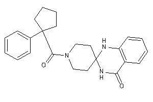 1'-(1-phenylcyclopentanecarbonyl)spiro[1,3-dihydroquinazoline-2,4'-piperidine]-4-one