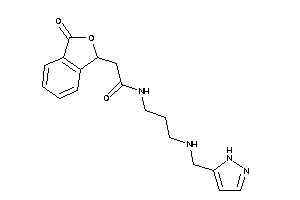 2-phthalidyl-N-[3-(1H-pyrazol-5-ylmethylamino)propyl]acetamide
