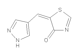 Image of 5-(1H-pyrazol-4-ylmethylene)-2-thiazolin-4-one