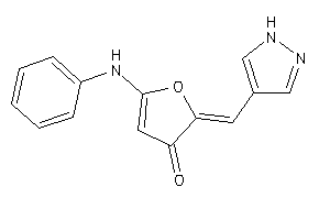 Image of 5-anilino-2-(1H-pyrazol-4-ylmethylene)furan-3-one