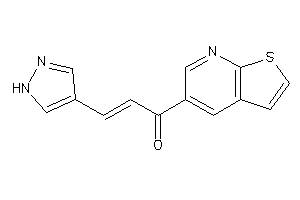 3-(1H-pyrazol-4-yl)-1-thieno[2,3-b]pyridin-5-yl-prop-2-en-1-one