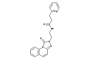 N-[2-(1-keto-[1,2,4]triazolo[4,3-a]quinolin-2-yl)ethyl]-3-(2-pyridyl)propionamide