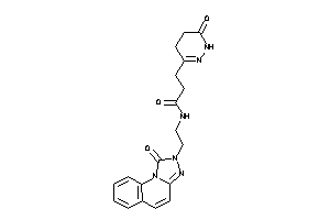 3-(6-keto-4,5-dihydro-1H-pyridazin-3-yl)-N-[2-(1-keto-[1,2,4]triazolo[4,3-a]quinolin-2-yl)ethyl]propionamide