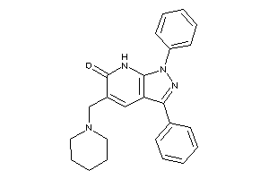 1,3-diphenyl-5-(piperidinomethyl)-7H-pyrazolo[3,4-b]pyridin-6-one
