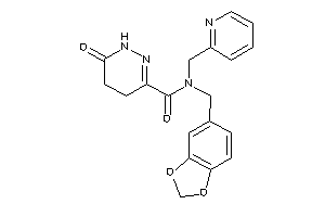 6-keto-N-piperonyl-N-(2-pyridylmethyl)-4,5-dihydro-1H-pyridazine-3-carboxamide