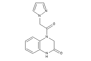Image of 4-(2-pyrazol-1-ylacetyl)-1,3-dihydroquinoxalin-2-one
