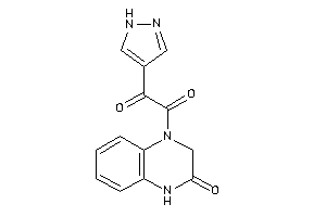 1-(3-keto-2,4-dihydroquinoxalin-1-yl)-2-(1H-pyrazol-4-yl)ethane-1,2-dione