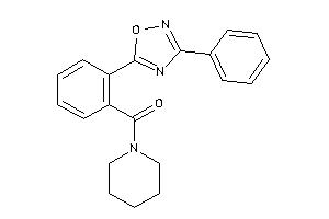[2-(3-phenyl-1,2,4-oxadiazol-5-yl)phenyl]-piperidino-methanone