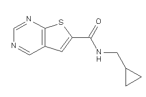 N-(cyclopropylmethyl)thieno[2,3-d]pyrimidine-6-carboxamide