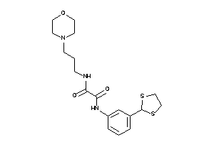 Image of N'-[3-(1,3-dithiolan-2-yl)phenyl]-N-(3-morpholinopropyl)oxamide