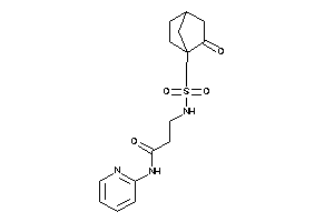 3-[(2-ketonorbornan-1-yl)methylsulfonylamino]-N-(2-pyridyl)propionamide