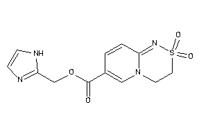 2,2-diketo-3,4-dihydropyrido[2,1-c][1,2,4]thiadiazine-7-carboxylic Acid 1H-imidazol-2-ylmethyl Ester