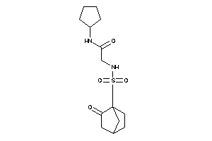 N-cyclopentyl-2-[(2-ketonorbornan-1-yl)methylsulfonylamino]acetamide