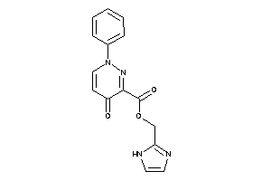 4-keto-1-phenyl-pyridazine-3-carboxylic Acid 1H-imidazol-2-ylmethyl Ester
