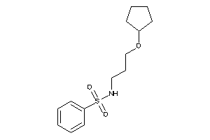 Image of N-[3-(cyclopentoxy)propyl]benzenesulfonamide