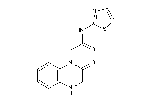 2-(2-keto-3,4-dihydroquinoxalin-1-yl)-N-thiazol-2-yl-acetamide