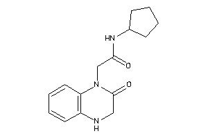 N-cyclopentyl-2-(2-keto-3,4-dihydroquinoxalin-1-yl)acetamide