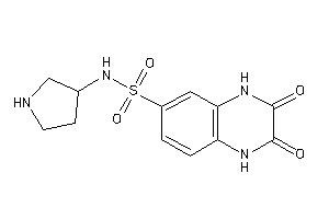 2,3-diketo-N-pyrrolidin-3-yl-1,4-dihydroquinoxaline-6-sulfonamide