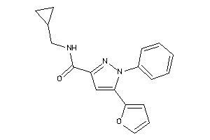Image of N-(cyclopropylmethyl)-5-(2-furyl)-1-phenyl-pyrazole-3-carboxamide