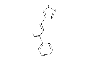 1-phenyl-3-(thiadiazol-4-yl)prop-2-en-1-one