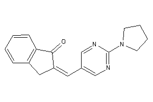 2-[(2-pyrrolidinopyrimidin-5-yl)methylene]indan-1-one